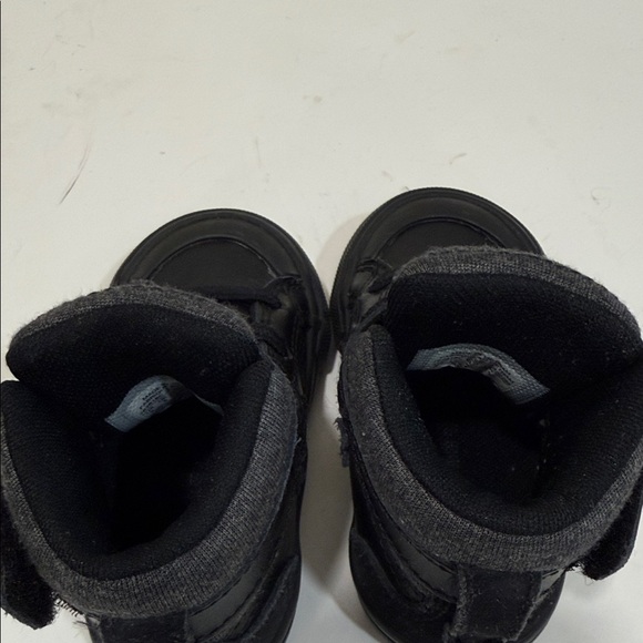 Mint - Converse Leather Pro Blaze Strap Kids Black High-Top Sneakers ( sz 5) - Picture 5 of 6